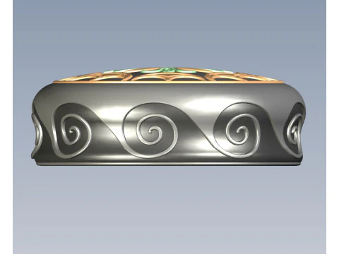 Chips Backgammon and Checkers Ancient Roman style 3D print model 3D Model