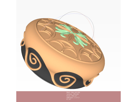 Chips Backgammon and Checkers Ancient Roman style 3D print model Modèle 3D