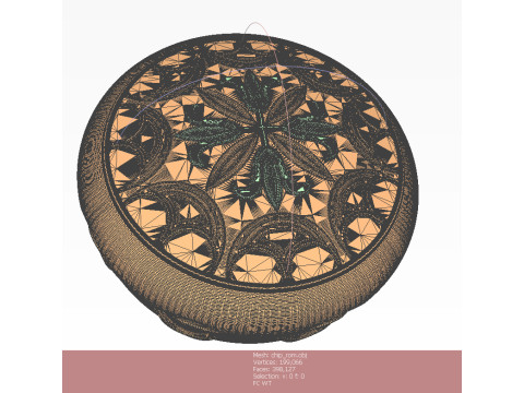 Chips Backgammon and Checkers Ancient Roman style 3D print model Modèle 3D
