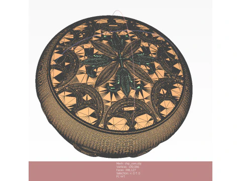 Chips Backgammon and Checkers Ancient Roman style 3D print model 3D Model