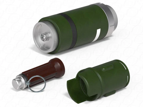 Incendiary mine-grenade ZMG special forces 3Dprintable Moulage 3D Model