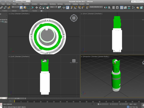 Incendiary mine-grenade ZMG special forces 3Dprintable Moulage 3D-Modell