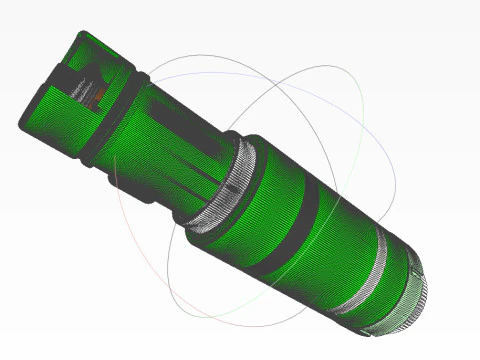 Incendiary mine-grenade ZMG special forces 3Dprintable Moulage 3D Model