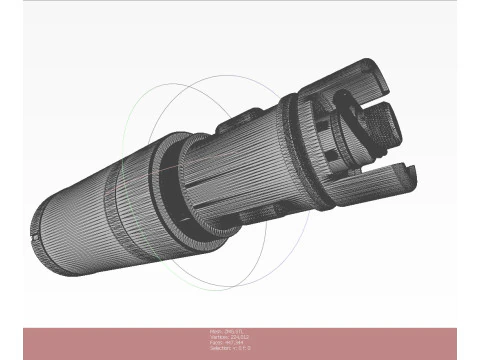 Incendiary mine-grenade ZMG special forces 3Dprintable Moulage 3D Model