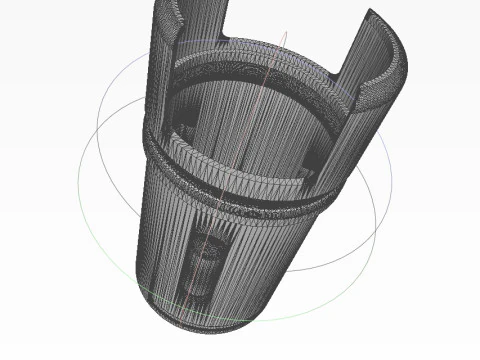 Incendiary mine-grenade ZMG special forces 3Dprintable Moulage 3D Model