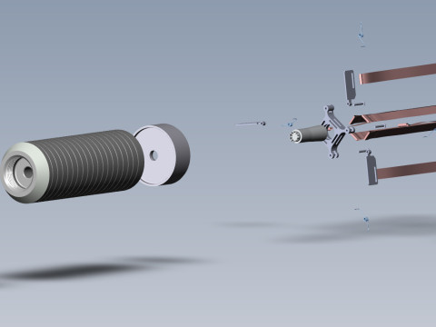 9H24 fragmentation submunition 3D printable moulage 3D Model