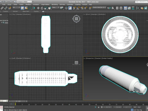 9H24 fragmentation submunition 3D printable moulage 3D Model