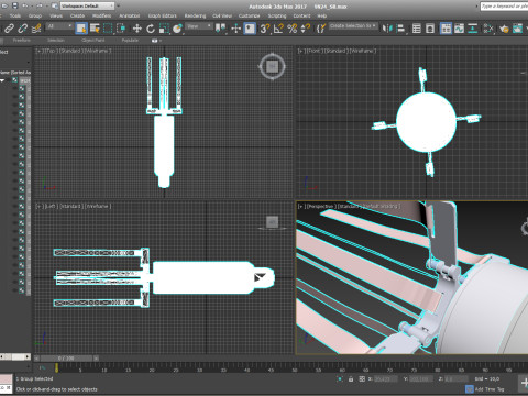 9H24 fragmentation submunition 3D printable moulage 3D Model