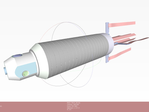 9H24 fragmentation submunition 3D printable moulage 3D Model