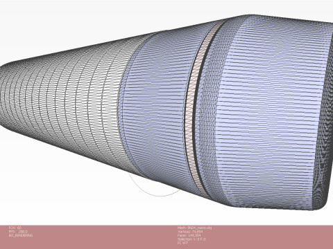 9H24 fragmentation submunition 3D printable moulage 3D Model