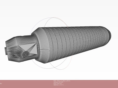 9H24 fragmentation submunition 3D printable moulage 3D Model