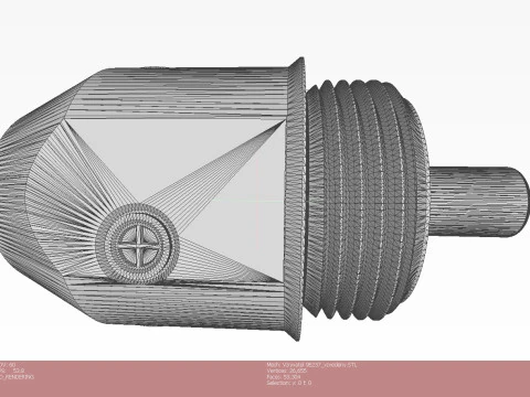 9H24 fragmentation submunition 3D printable moulage 3D Model