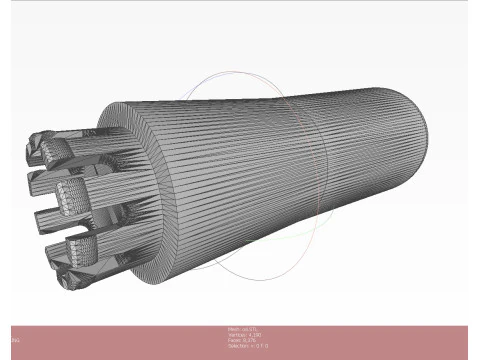 9H24 fragmentation submunition 3D printable moulage 3D Model