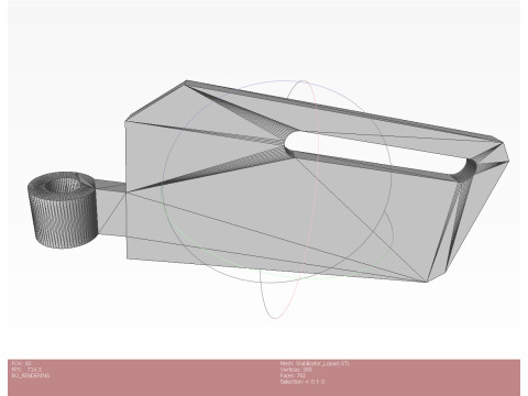 9H24 fragmentation submunition 3D printable moulage 3D Model