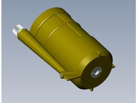 POB anti-personnel fragmentation jumping land mine of Russia 3D printable moulage Modelo 3D