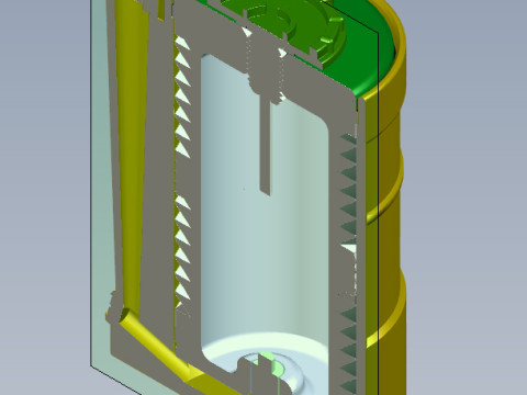 POB anti-personnel fragmentation jumping land mine of Russia 3D printable moulage Modelo 3D