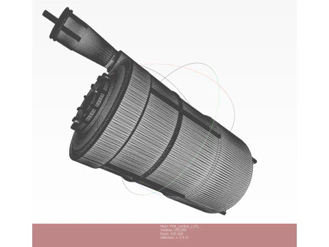 Fragmentasi anti-personel POB melompati ranjau darat moulage Rusia yang dapat dicetak 3D Model 3D
