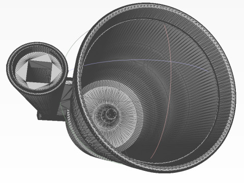 POB anti-personnel fragmentation jumping land mine of Russia 3D printable moulage Modelo 3D