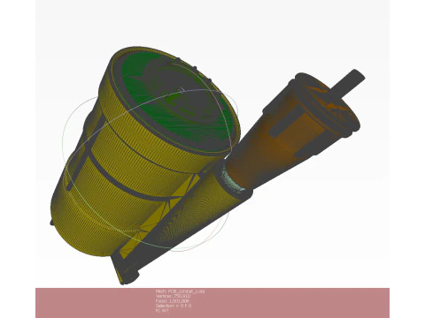 Fragmentasi anti-personel POB melompati ranjau darat moulage Rusia yang dapat dicetak 3D Model 3D