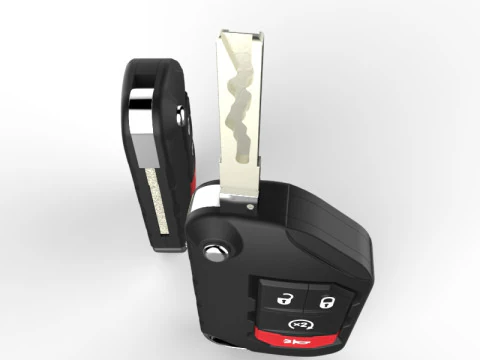 Car key smart - JEEP WRANGLER 3D Model