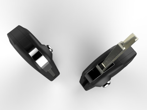 Car key smart - JEEP WRANGLER 3D Model