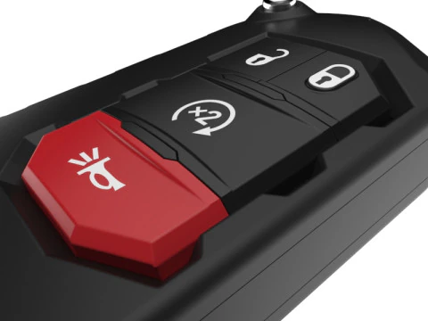 Car key smart - JEEP WRANGLER 3D Model