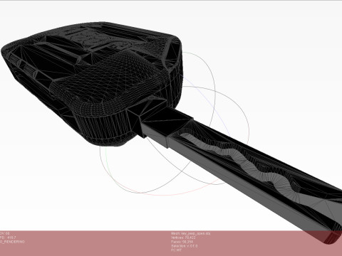 Car key smart - JEEP WRANGLER 3D Model