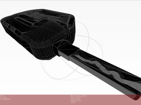Car key smart - JEEP WRANGLER 3D Model