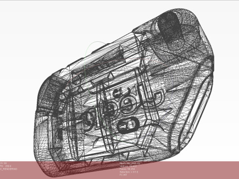 Car key smart - JEEP WRANGLER 3D Model