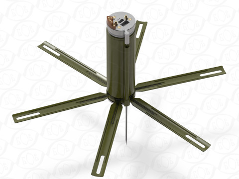 POM 3 Russian Anti personnel fragmentation landmine 3Dprinable moulage Modelo 3D