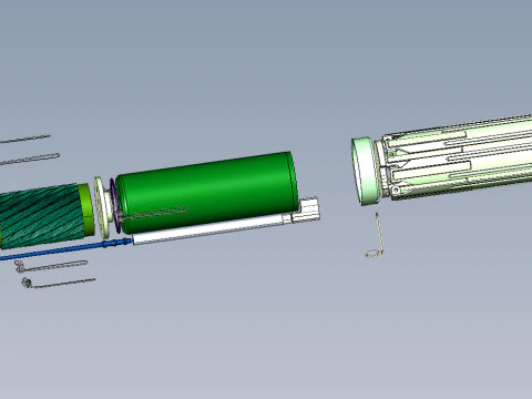 POM 3 Russian Anti personnel fragmentation landmine 3Dprinable moulage 3D Model