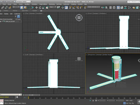 POM 3 Russian Anti personnel fragmentation landmine 3Dprinable moulage 3D Model