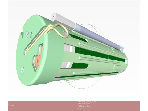 POM 3 Russian Anti personnel fragmentation landmine 3Dprinable moulage Modelo 3D