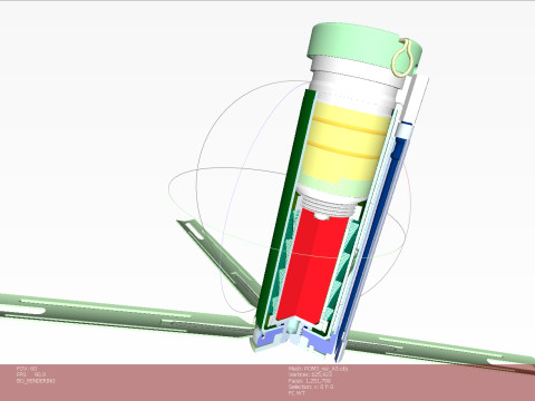 POM 3 Russian Anti personnel fragmentation landmine 3Dprinable moulage Modelo 3D
