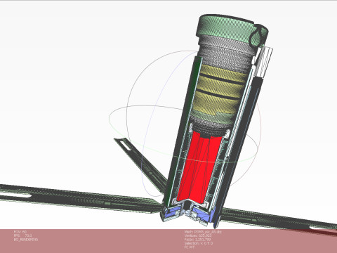 POM 3 Russian Anti personnel fragmentation landmine 3Dprinable moulage Modelo 3D