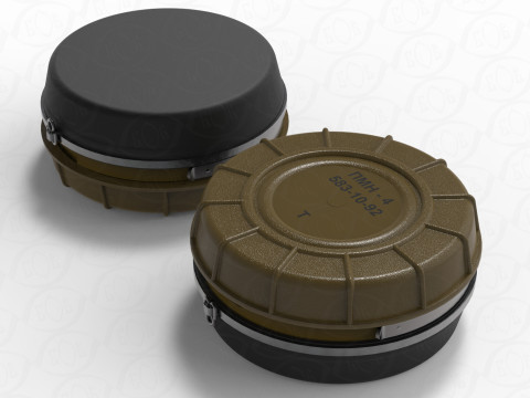PMN 4 Russian Anti personnel Landmine 3Dprinable moulage 3D Модель