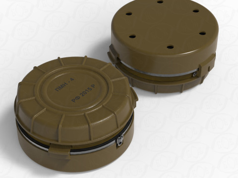 PMN 4 Russian Anti personnel Landmine 3Dprinable moulage 3D Модель