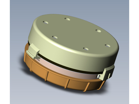 PMN 4 Russian Anti personnel Landmine 3Dprinable moulage 3D Модель