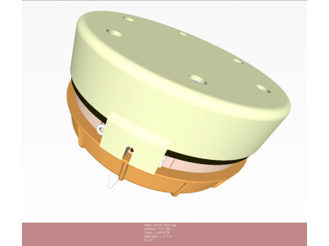 PMN 4 Russian Anti personnel Landmine 3Dprinable moulage 3D Модель