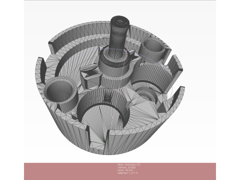 PMN 4 Russian Anti personnel Landmine 3Dprinable moulage 3D Модель