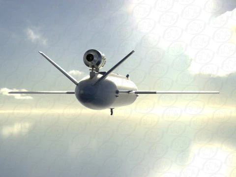 Ukrainian cruise missile drone PEKLO Detailed engineering 3D Model