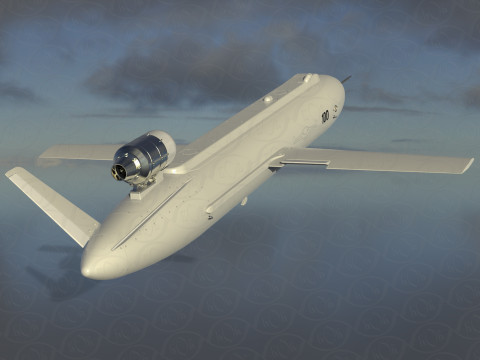 Ukrainian cruise missile drone PEKLO Detailed engineering Modello 3D