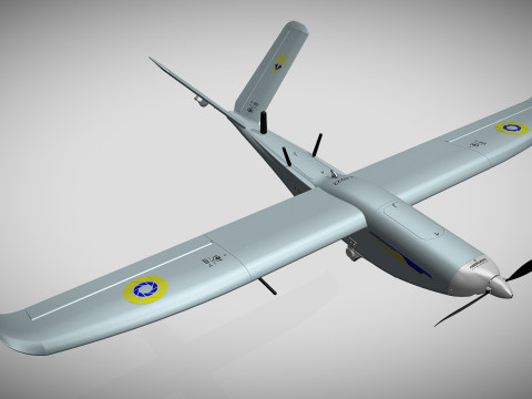 Ukrainian UAV GOR Tactical military reconnaissance drone 3D मॉडल