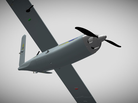 Ukrainian UAV GOR Tactical military reconnaissance drone 3D मॉडल