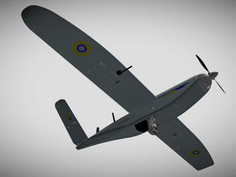Ukrainian UAV GOR Tactical military reconnaissance drone 3D मॉडल