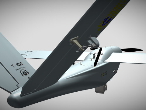 Ukrainian UAV GOR Tactical military reconnaissance drone 3D मॉडल