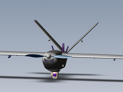 Ukrainian UAV GOR Tactical military reconnaissance drone 3D मॉडल