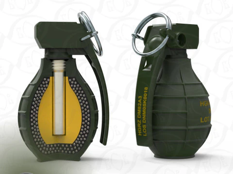 German DM61 DM61A1 hand grenade assembly moulage 3D Model