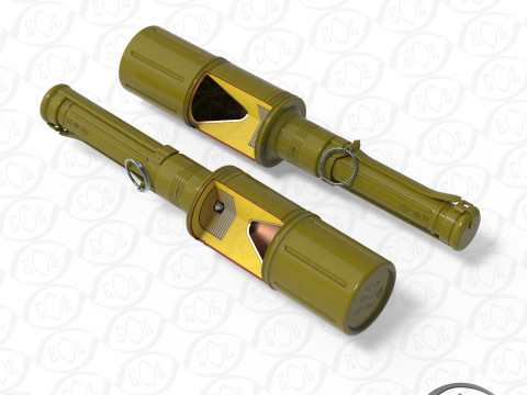 RKG 3 Soviet hand antitank cumulative grenades 3dprinable moulage 3D 模型