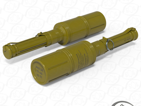 RKG 3 Soviet hand antitank cumulative grenades 3dprinable moulage 3D 模型
